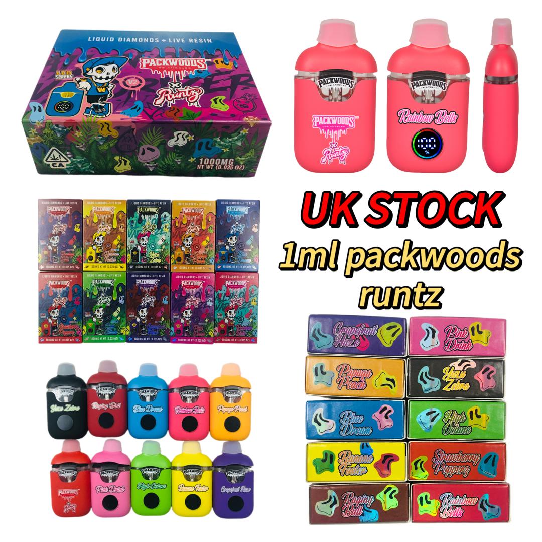 500 x 1ml Packwoodz Runtz Cartridges